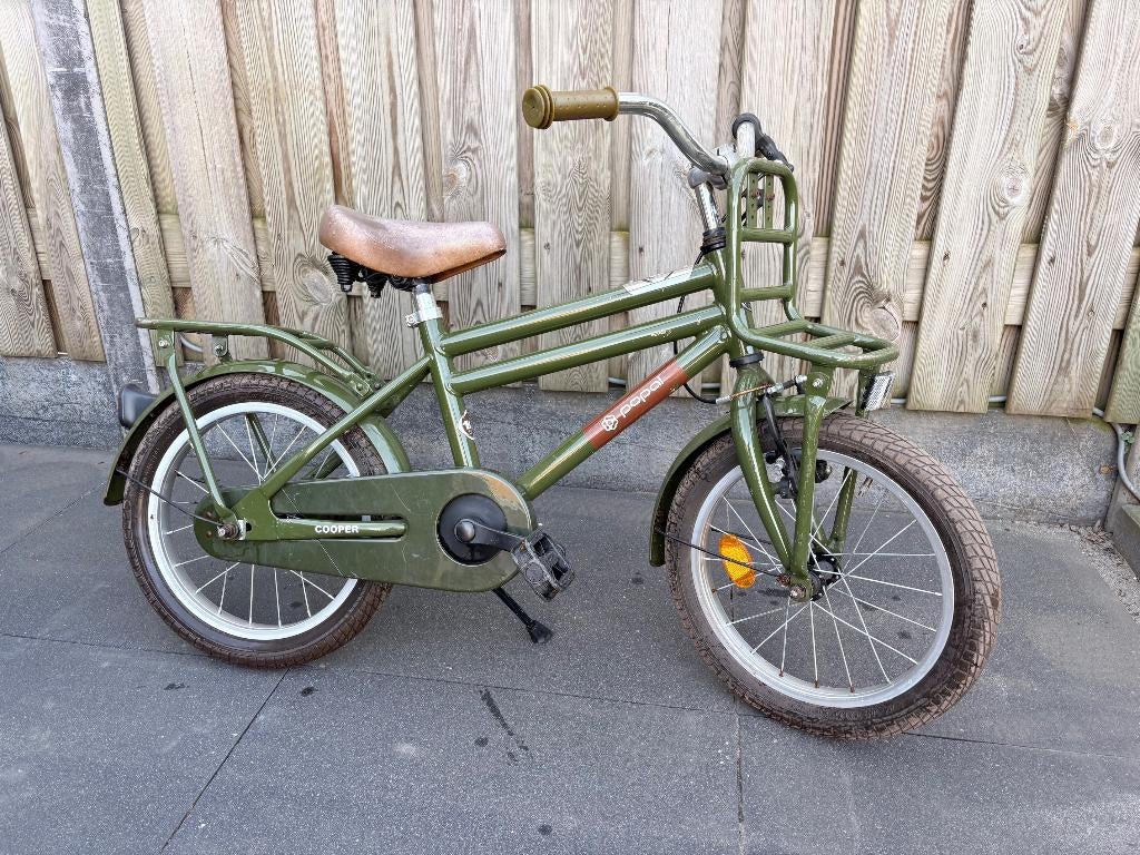 Kinderfiets 16 inch jongens - Popal Cooper, Fietsen en Brommers, Fietsen | Jongens, Ophalen, Terugtraprem, Gebruikt, Popal Cooper
