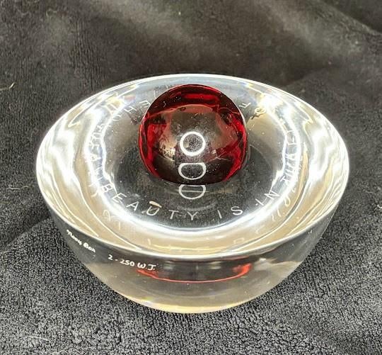 Glaskunst Winnie Teschmacher Glaskunstbeurs Leerdam 2005, Ophalen of Verzenden