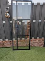 Stalen deur met glas - Handvat spuiten, Gebruikt, 80 tot 100 cm, 215 cm of meer, Binnendeur