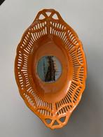 Vintage Schaal met Opdruk 'De Kaai, Oude Tonge', Ophalen of Verzenden