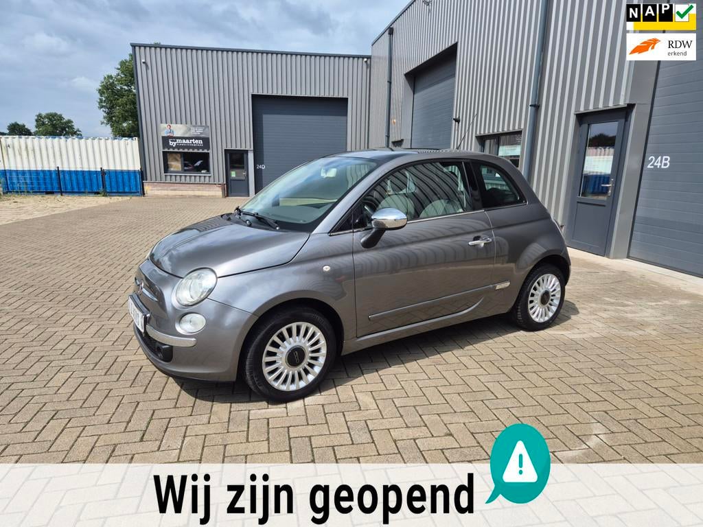 Fiat 500 1.2 Lounge TOP OCCASION, Auto's, Euro 5, Stof, Gebruikt, 4 cilinders