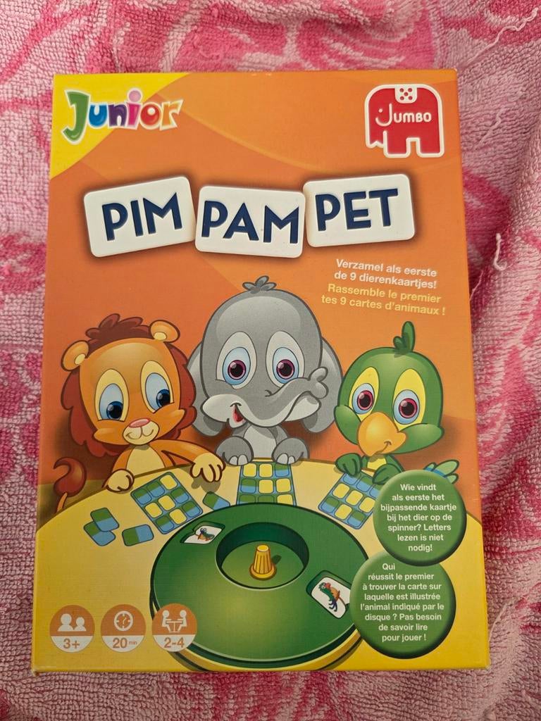 Te koop nieuw in de doos pim pam pet spel, Ophalen