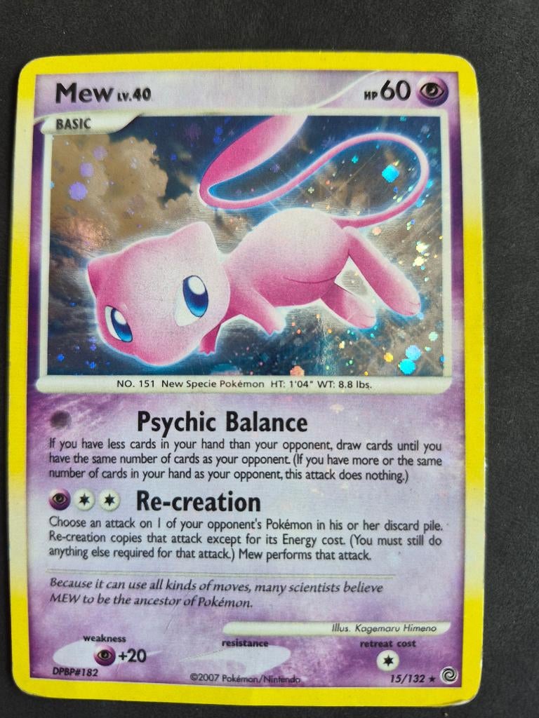 Mew lvl.40, Ophalen of Verzenden, Gebruikt, Losse kaart, Foil