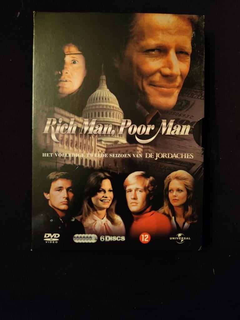 Rich Man, Poor Man - De Jordaches (Seizoen 2) DVD Boxset, Gebruikt, Boxset, Drama, Ophalen of Verzenden