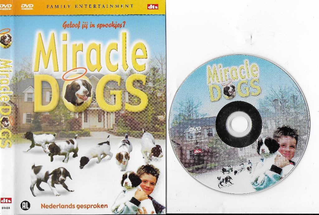 Dvd miracle dogs ( geloof jij in sprookjes?), Alle leeftijden, Ophalen of Verzenden, Zo goed als nieuw