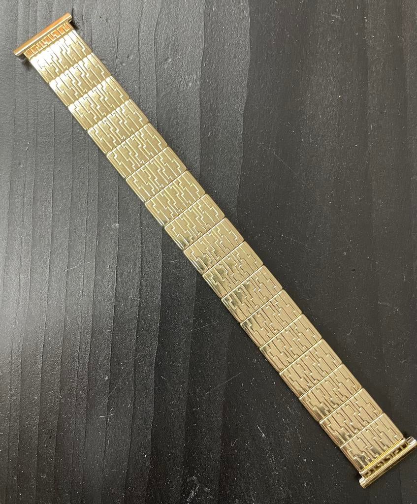 Rowi Fixo Flex - Horloge Band - Rolled Gold, Ophalen of Verzenden, Overige materialen, Overige merken