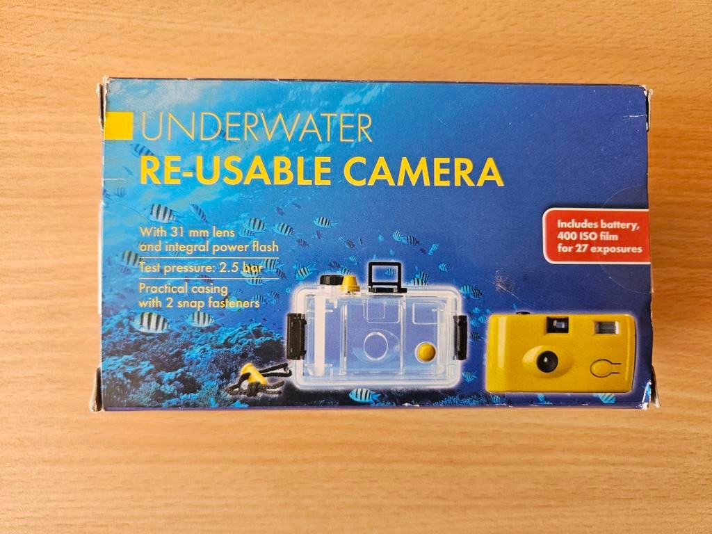 Fotocamera fototoestel voor onder water herbruikbaar, Ophalen of Verzenden, Nieuw, 10 t/m 40 meter, Camera