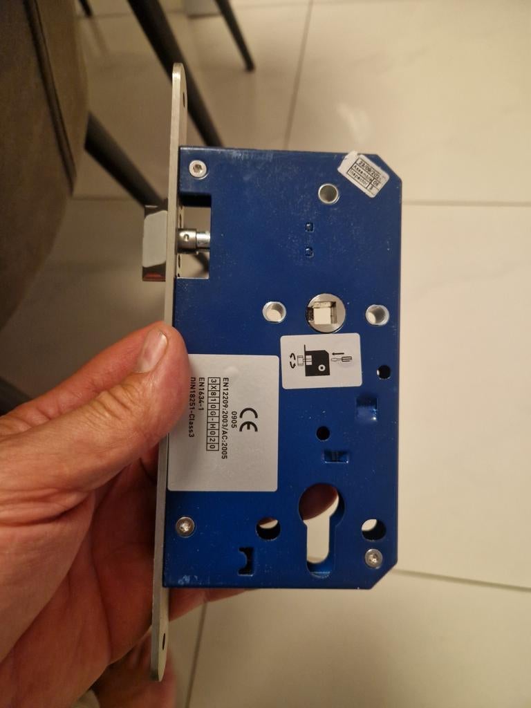 NOXXA Loop Insteekslot  rvs, Doe-het-zelf en Verbouw, Hang- en Sluitwerk, Ophalen of Verzenden, Nieuw, Rvs, Slot