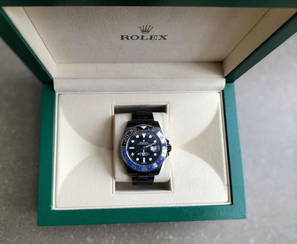 Beloning €2500 Gezocht Rolex GMT Master II Batman, Ophalen of Verzenden, Zo goed als nieuw, Staal, Rolex