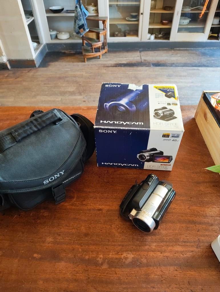 Sony Handycam HDR-SR10E Full HD videocamera, Ophalen of Verzenden, Sony, Full HD, 20x of meer