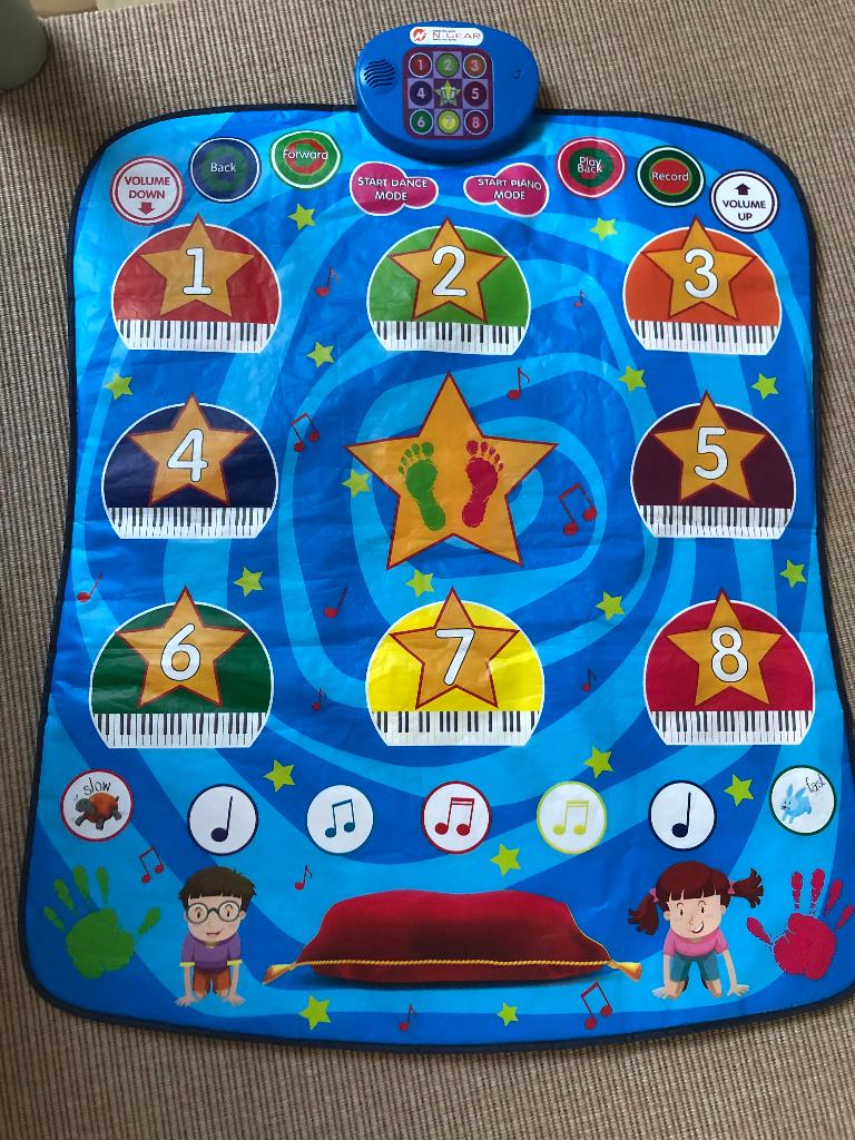 Muziek speelmat / dansmat voor kinderen, Ophalen, Zo goed als nieuw