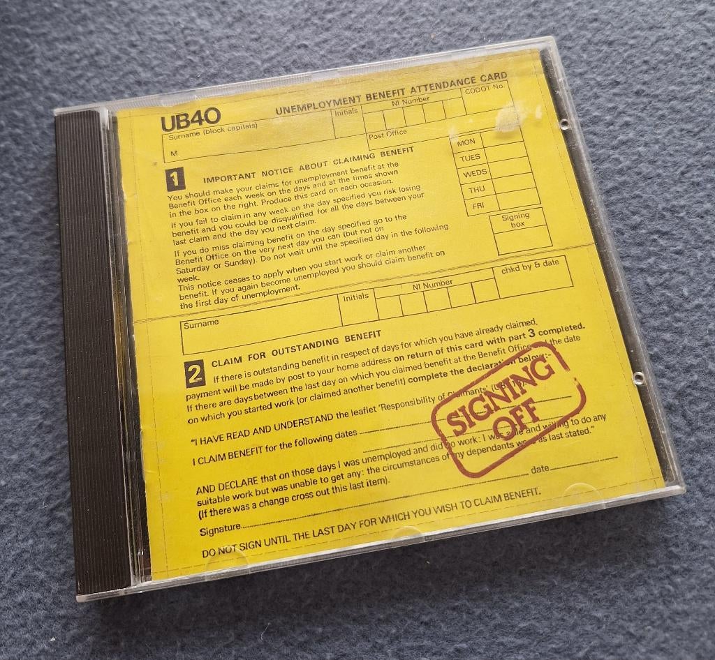 UB40 - Signing Off CD, Verzenden, Gebruikt, Overige formaten