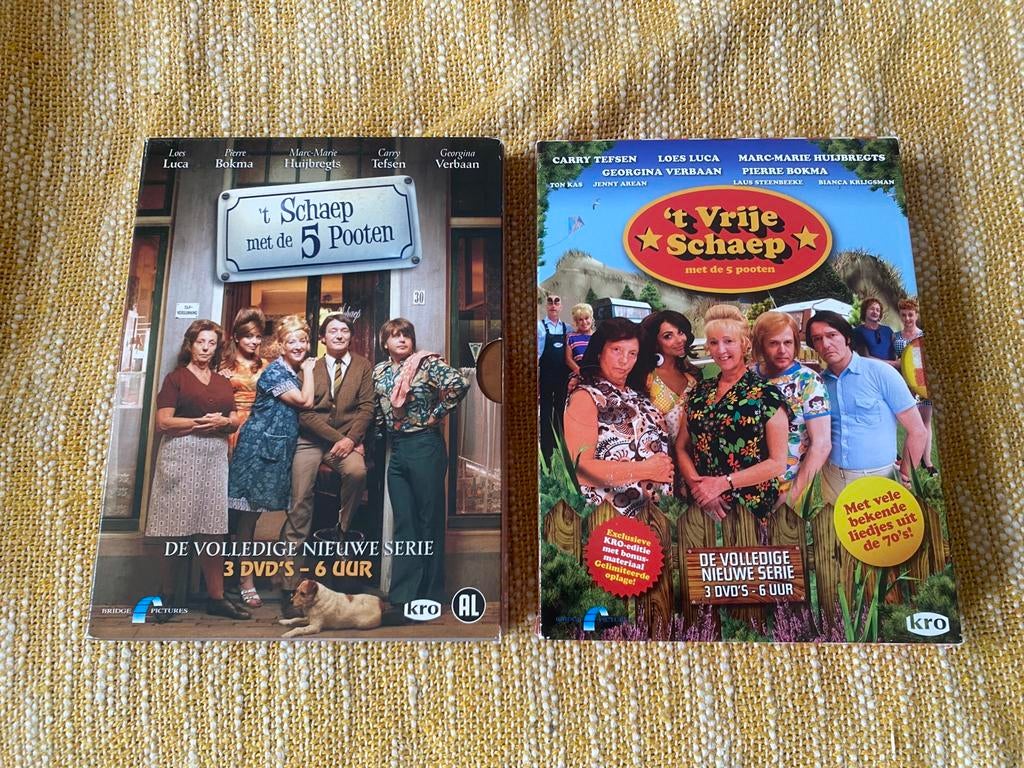‘T Schaep met de 5 pooten (2006) & ‘t Vrije schaep (2009), Cd's en Dvd's, Alle leeftijden, Ophalen of Verzenden, Zo goed als nieuw