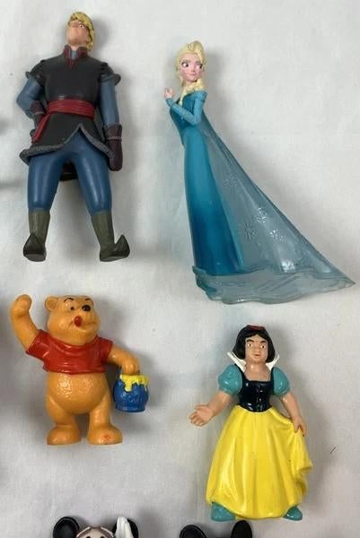 Disney Bullyland Figuren Set 14st Mickey Elsa Mufasa Goofy, Verzenden, Zo goed als nieuw, Overige typen
