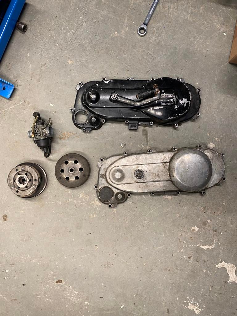Piaggio 2t onderdelen, Ophalen