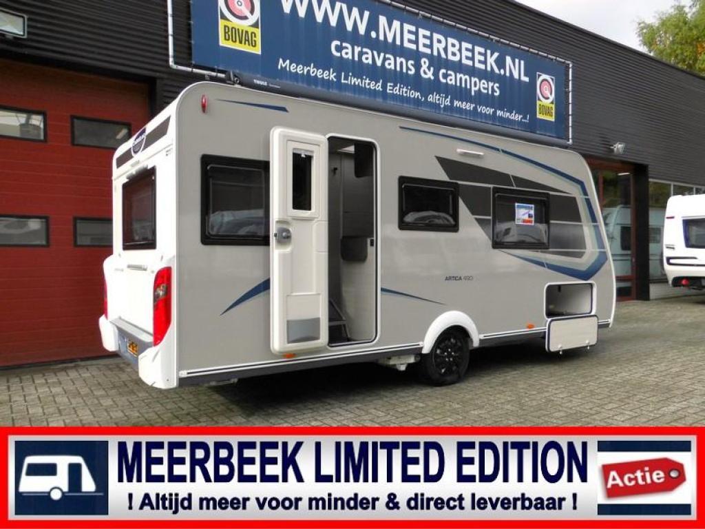Caravelair Artica 490 +MOVER +THULE +AIRCO ETC, Schokbreker, Rondzit, Overige typen, Caravelair