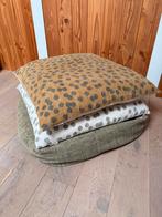 Sissy-Boy poef en kussen 70x70 cm, Ophalen of Verzenden, Gebruikt, Groen, Vierkant