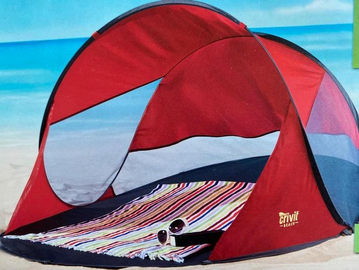strand tent met UV 40 bescherming Nieuw 15,-, Caravans en Kamperen, Tenten, tot en met 2, Nieuw, Ophalen