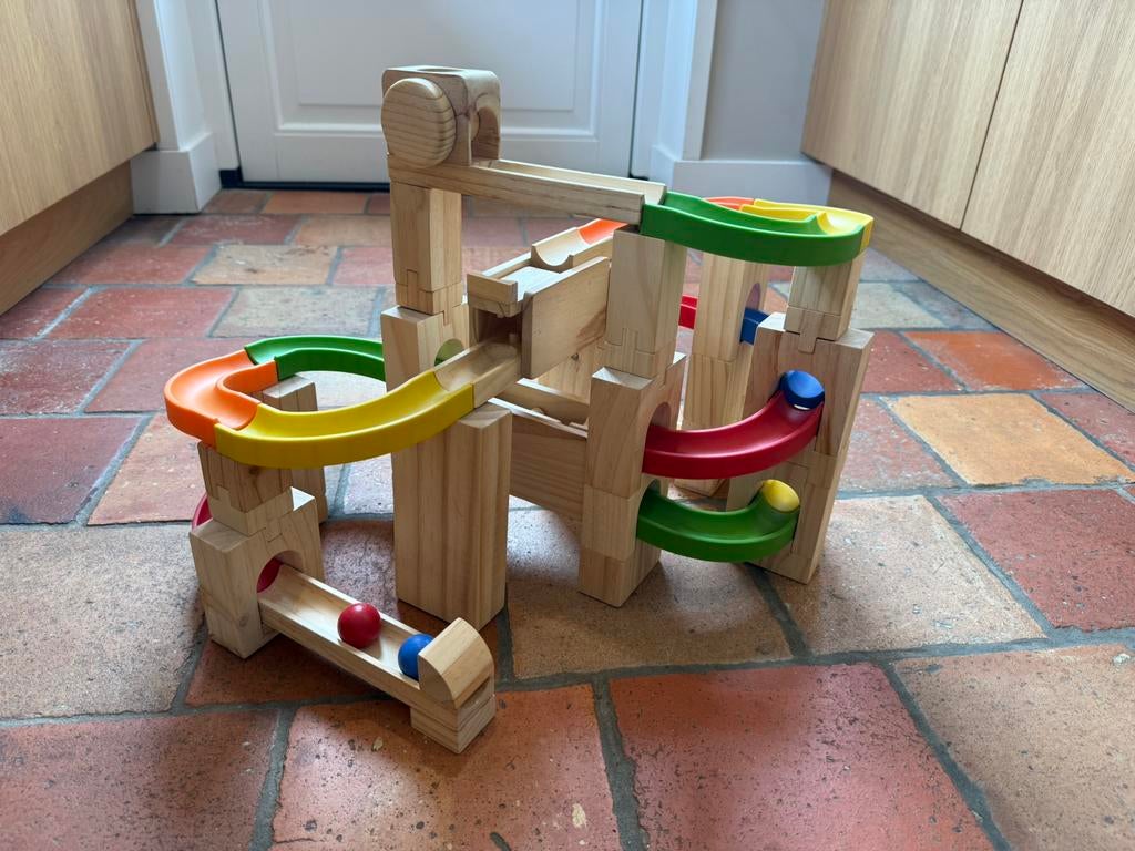 Houten knikkerbaan, Ophalen, Zo goed als nieuw