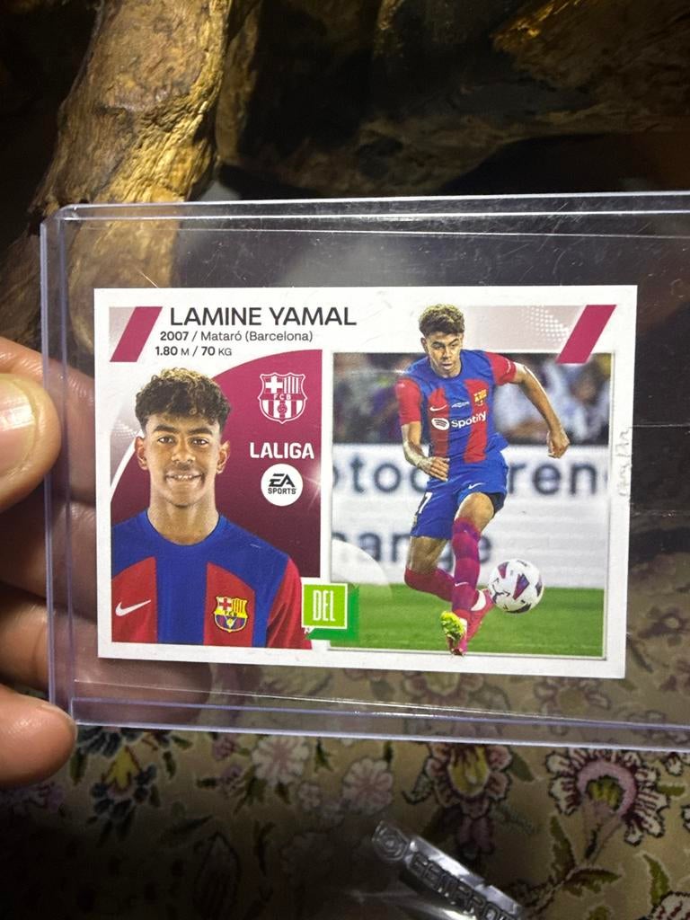 Lamine Yamal 2023-24 Panini La Liga Spelerskaart FC Barcelon, Ophalen of Verzenden, Zo goed als nieuw, Buitenlandse clubs, Spelerskaart