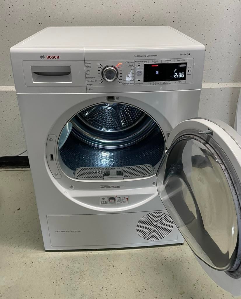 Bosch warmtepomp droger met garantie + bezorging, 6 tot 8 kg, Minder dan 85 cm, Ophalen of Verzenden, Zo goed als nieuw