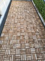 IKEA RUNNEN acacia houten vlondertegels ca. 10 m², Ophalen, Nieuw, Hout