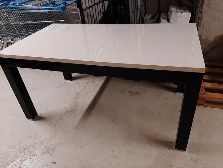 Eettafel 160x87 en 78 hoog, Huis en Inrichting, Tafels | Eettafels, Gebruikt, 50 tot 100 cm, 200 cm of meer, Rechthoekig, Ophalen