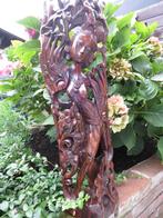 waardevol prachtig uit coromandel hout gesneden beeld 60cm, Antiek en Kunst, Ophalen of Verzenden