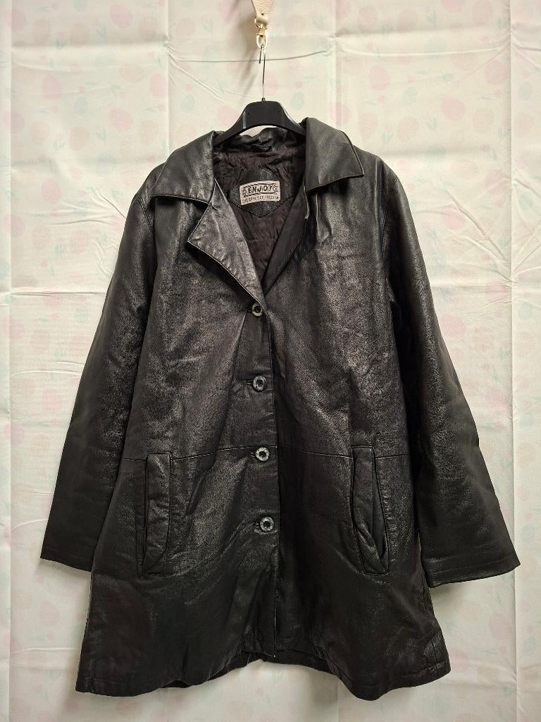Enjoy leren jas zwart dames maat M, Maat 38/40 (M), Anneonline, Steenbergen, Shop@wesell4u.nl