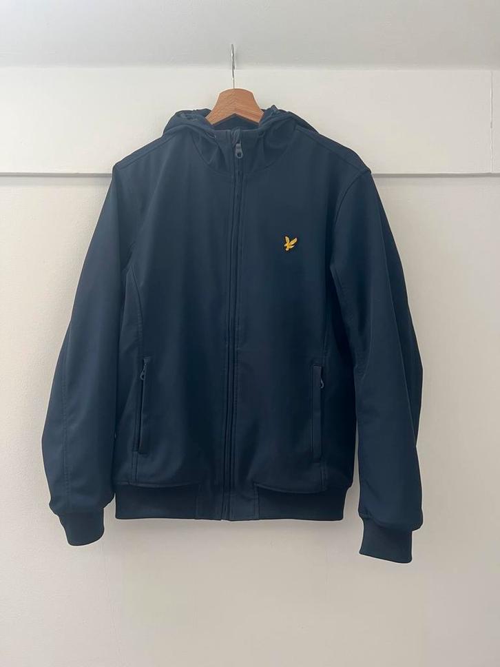 Lyle & Scott Mesh Back Softshell Jas - Donkerblauw Maat S, Kleding | Heren, Jassen | Zomer, Zo goed als nieuw, Maat 46 (S) of kleiner