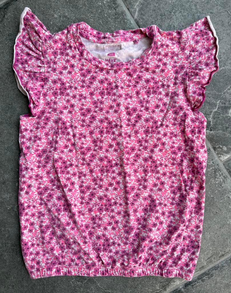 WE shirt, Kinderen en Baby's, Kinderkleding | Maat 134, Ophalen of Verzenden, Zo goed als nieuw, Meisje, Shirt of Longsleeve