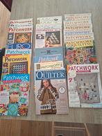 Gratis ophalen patchwork en quilt-tijdschriften, Hobby en Vrije tijd, Overige Hobby en Vrije tijd, Ophalen