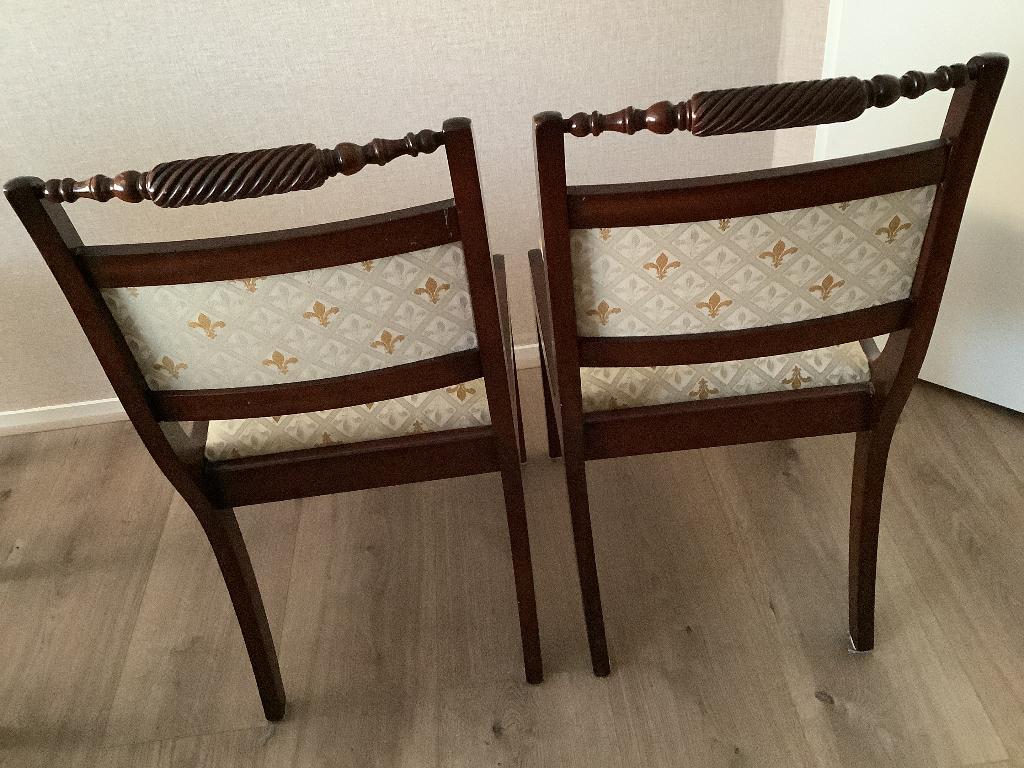 4 Heldense eetkamer stoelen, Ophalen, Zo goed als nieuw, 4 tot 6 stoelen