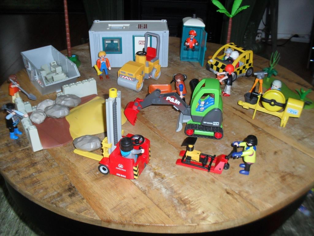 Playmobil weg werkzaam heden set no 65, Ophalen of Verzenden, Zo goed als nieuw, Los playmobil