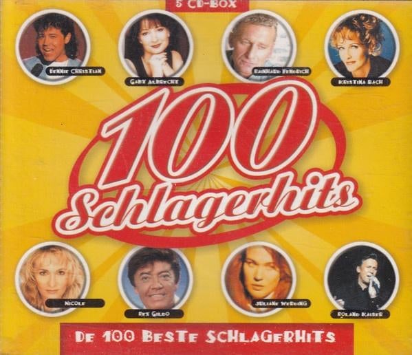 100 Schlager Hits - De 100 Beste Schlagerhits (5CD), Ophalen of Verzenden, Zo goed als nieuw