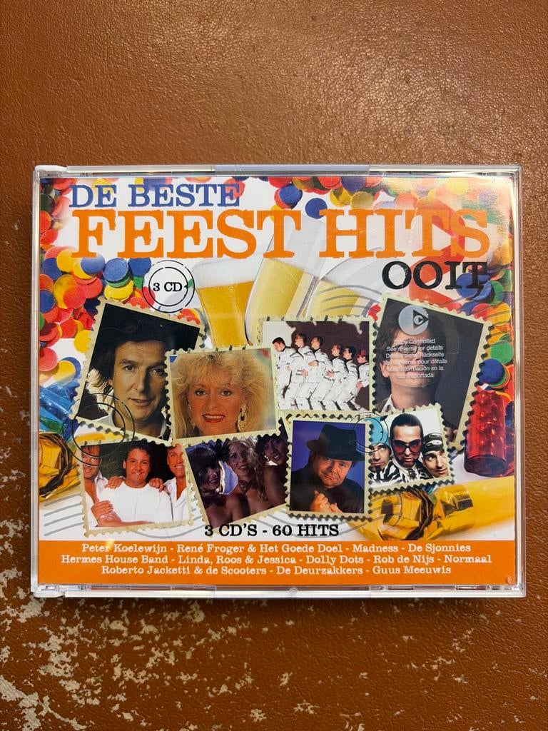 De Beste Feest Hits Ooit - 3CD Compilation, Ophalen of Verzenden, Zo goed als nieuw, Pop, Boxset