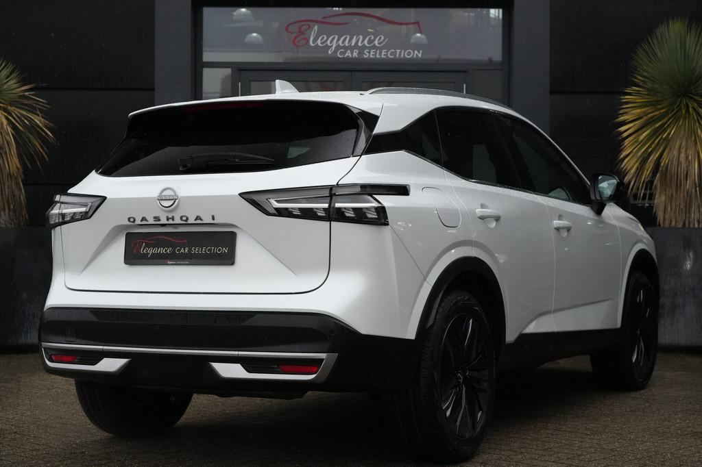 Nissan QASHQAI 1.3 MHEV Xtronic Tekna 158pk Panoramadak/360C, Gebruikt, Zwart, 4 cilinders, Adaptive Cruise Control
