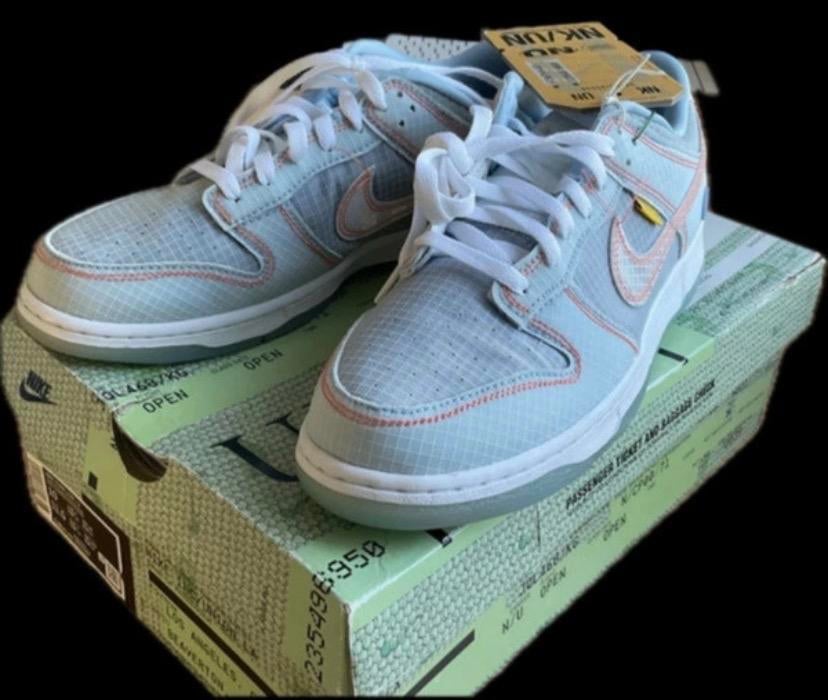 Nike Dunk Low Union Passport Pack Argon maat 44, Kleding | Heren, Schoenen, Ophalen of Verzenden, Nieuw, Blauw, Sneakers of Gympen