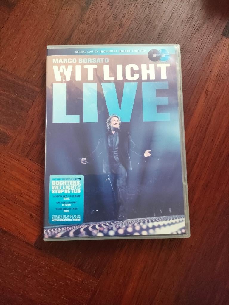 Wit licht Marco Borsato DVD, Alle leeftijden, Ophalen of Verzenden, Zo goed als nieuw, Muziek