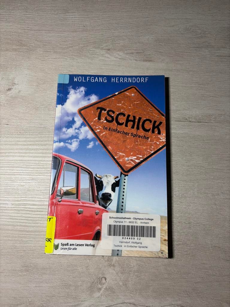 Tschick - Wolfgang Herrndorf, Ophalen of Verzenden, Gelezen, Europa overig