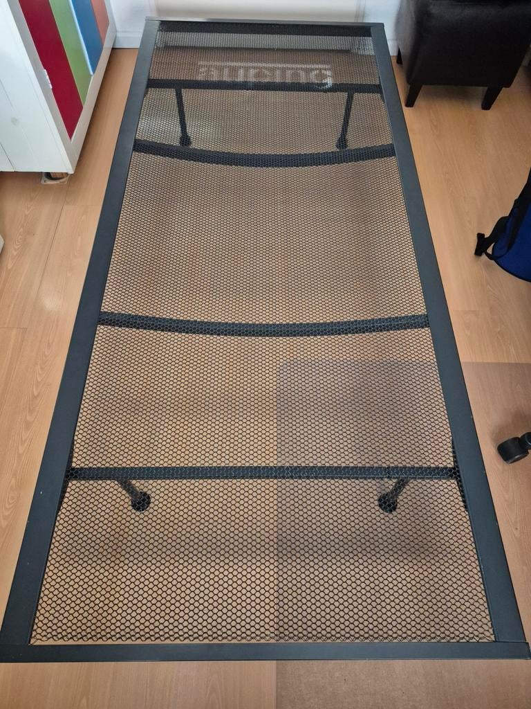 Metalen Auping spiraalbed afmeting 90x210 incl. matras, Ophalen, Gebruikt, 90 cm, Eenpersoons