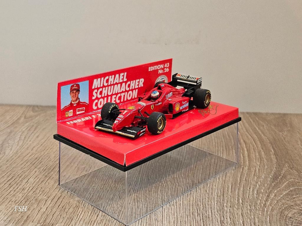 Minichamps 1:43 - Modellbil - Michael Schumacher Collection - Ferrari F310 - Mycket sällsynt och slutsåld