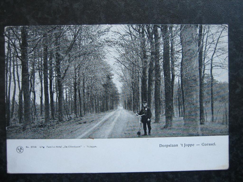 JOPPE Gorssel  Dorpslaan met postbode, Ophalen of Verzenden, Voor 1920, Gelderland