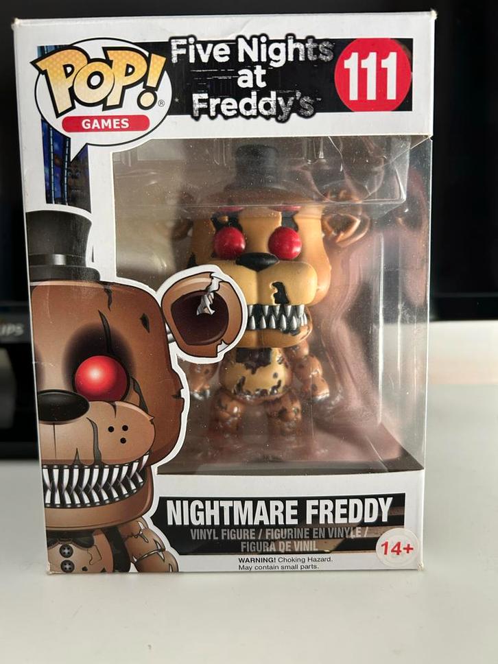 Funko Pop! Games: Nightmare Freddy #111 (Vaulted), Verzamelen, Poppetjes en Figuurtjes, Zo goed als nieuw, Ophalen of Verzenden