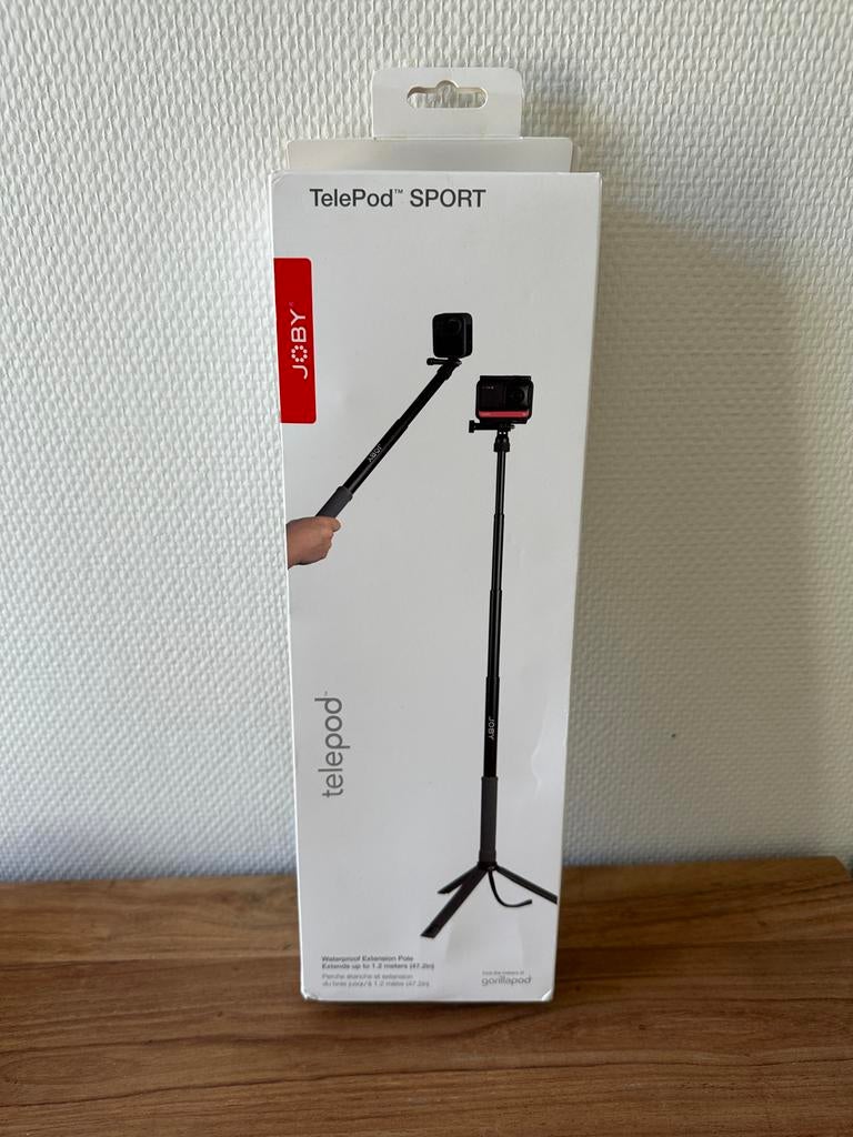 Joby TelePod Sport - Selfie Stick & Statief voor actioncams, Ophalen of Verzenden, Zo goed als nieuw, Minder dan 150 cm, Driepoot