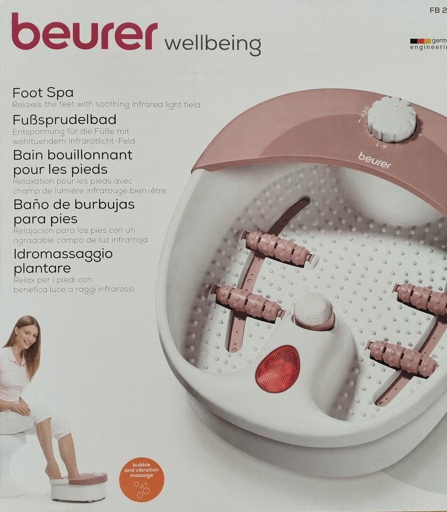 Beurer Footspa - Zo goed als nieuw in de doos, Ophalen of Verzenden, Zo goed als nieuw, Lichaamsverzorging