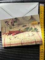 Kunst kaart stilleven eten en recept L.van Dam Isselt, Ophalen of Verzenden, Zo goed als nieuw