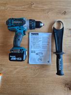 Makita DDF458 Accuboormachine met 5.0Ah accu en handvat, Ophalen, Variabele snelheid, Minder dan 400 watt, Zo goed als nieuw