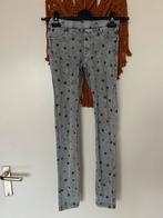 158 - Skinny broek grijs met sterren (H&M), Kinderen en Baby's, Kinderkleding | Maat 158, Ophalen of Verzenden, Gebruikt, Meisje