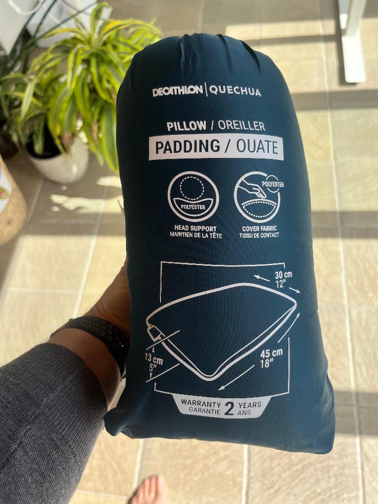 Quechua kampeerkussen, Ophalen of Verzenden, Zo goed als nieuw, Overige typen